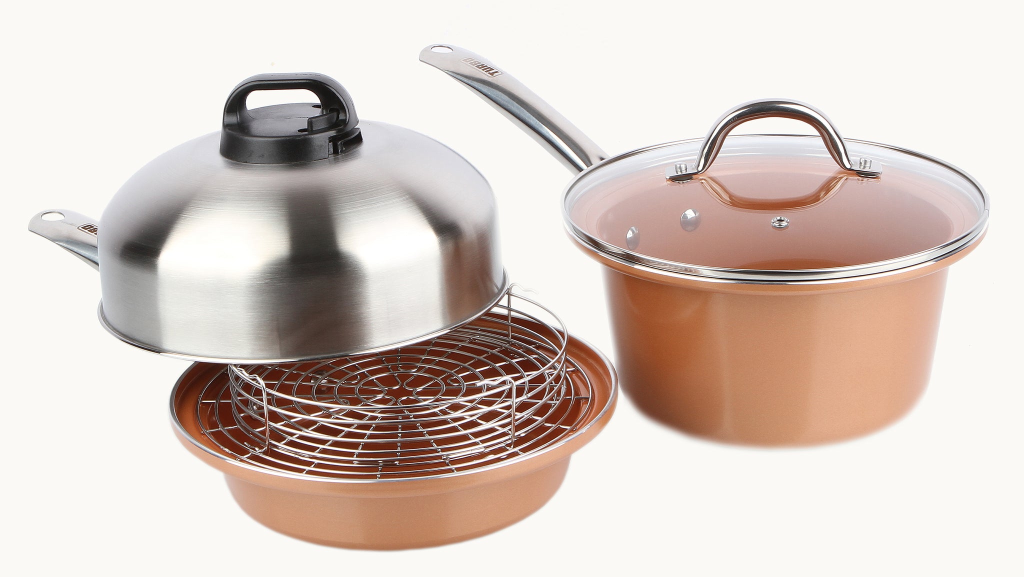 Fry Pan & Sauce Pan 6 Pc. Set