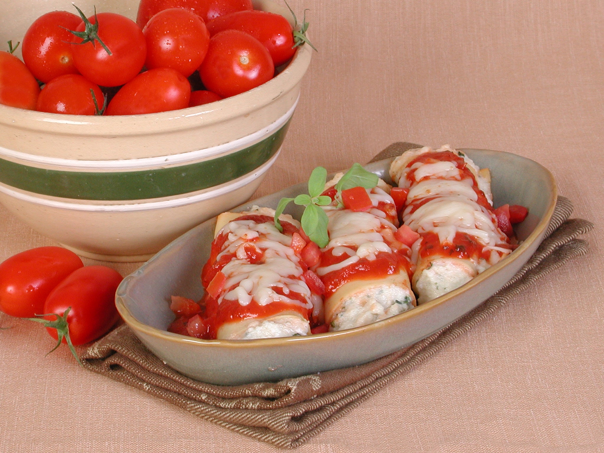 Cannelloni with Cheese