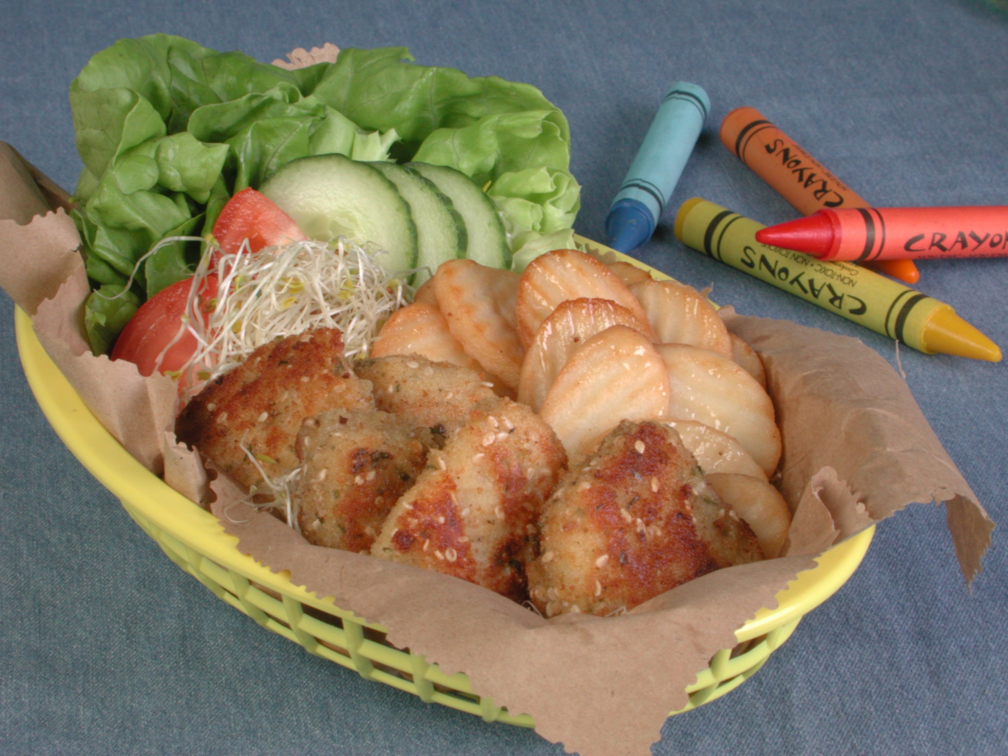 Chicken Nuggets in the Basket