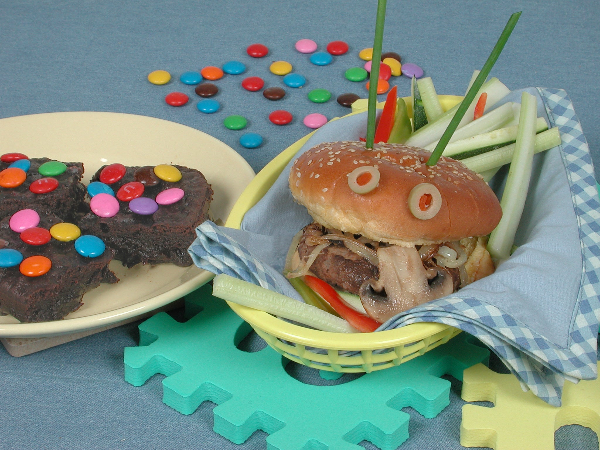 Hungry Hungry Burgers and Brownies